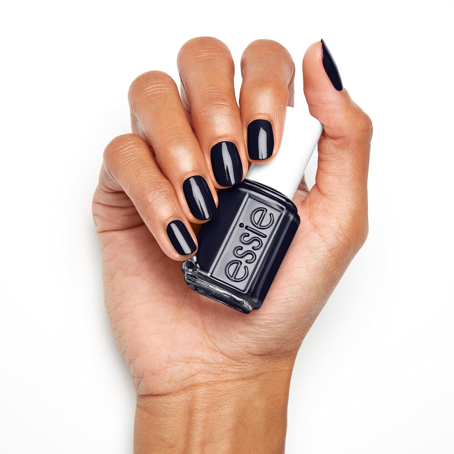 essie Nail Polish, Salon-Quality Blue Black Nail Polish, Vegan, After School Boy Blazer, 0.46 fl oz - Image 7