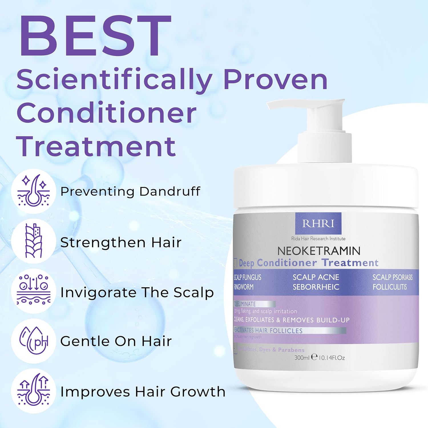Anti Fungal Deep Conditioner for Men and Women | Scalp Treatment for Psoriasis, Dandruff, Seborrheic Dermatitis | Provides Relief from Folliculitis, Eczema, Itchy , Flaky and Dry Scalp - Image 2