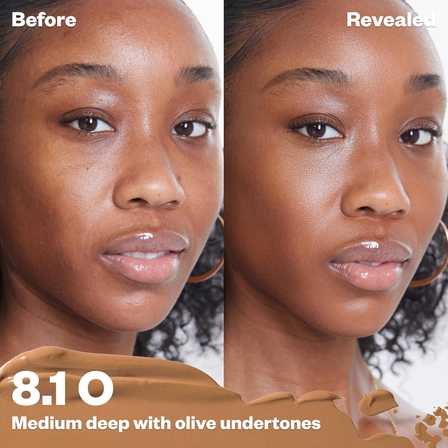 Kosas Revealer Concealer - Medium Coverage Makeup with Hyaluronic Acid, Conceals Dark Circles Under Eyes, Dark Spots and Blemishes + Brightens, Hydrates, Long-Lasting & Vegan,(Tone 8.1 O) - Image 2