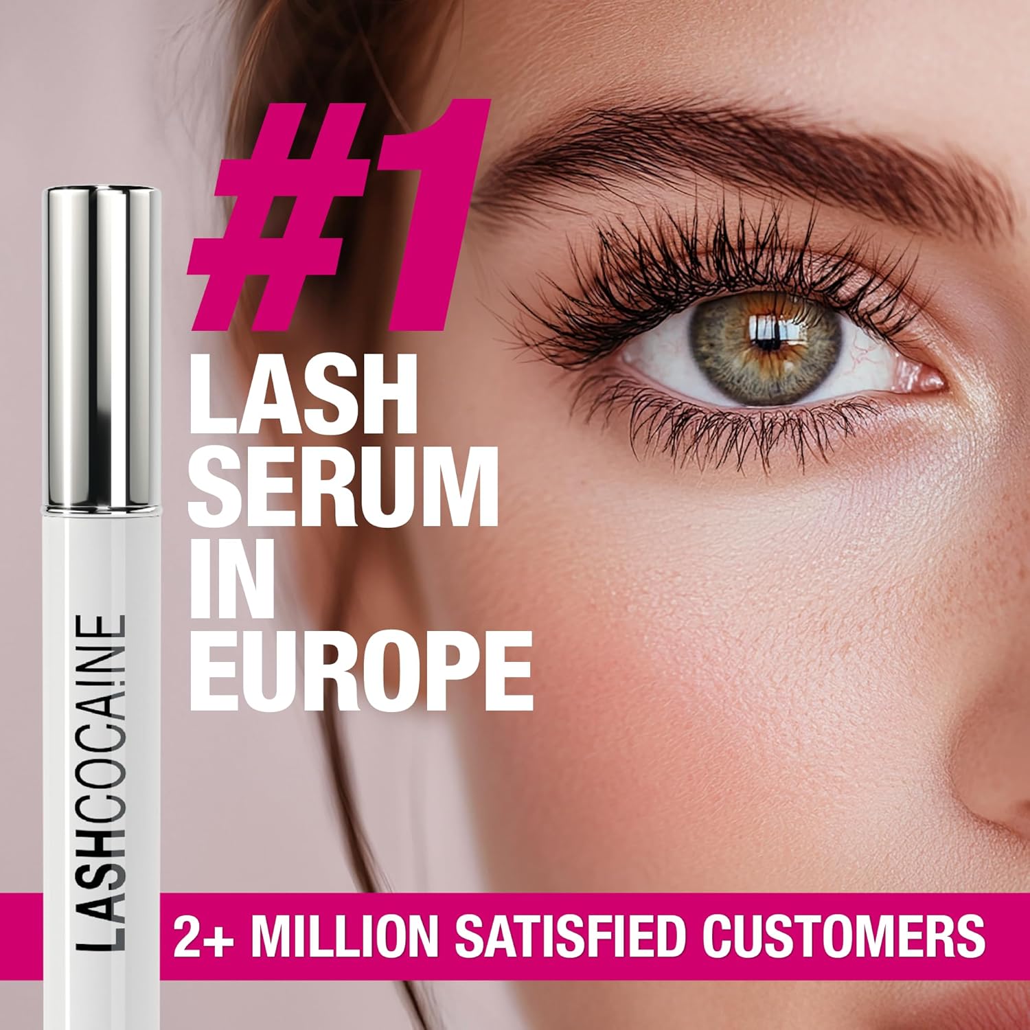 LASHCOCA!NE eyelash growth serum to grow longer & fuller eyelashes | vegan lash enhancing serum | test winner “VERY GOOD” for eyelash extensions | long eye-lashes by Svenja Walberg - Image 5