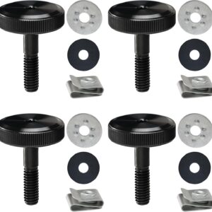 FENRIR Motorcycle Saddlebag Locks Security Bolt Knobs Fasteners Hardware Kit 304 Stainless Steel For Harley Davidson 1993-Now Touring Electra Glide Road Glide Road King Street Glide Ultra Limited