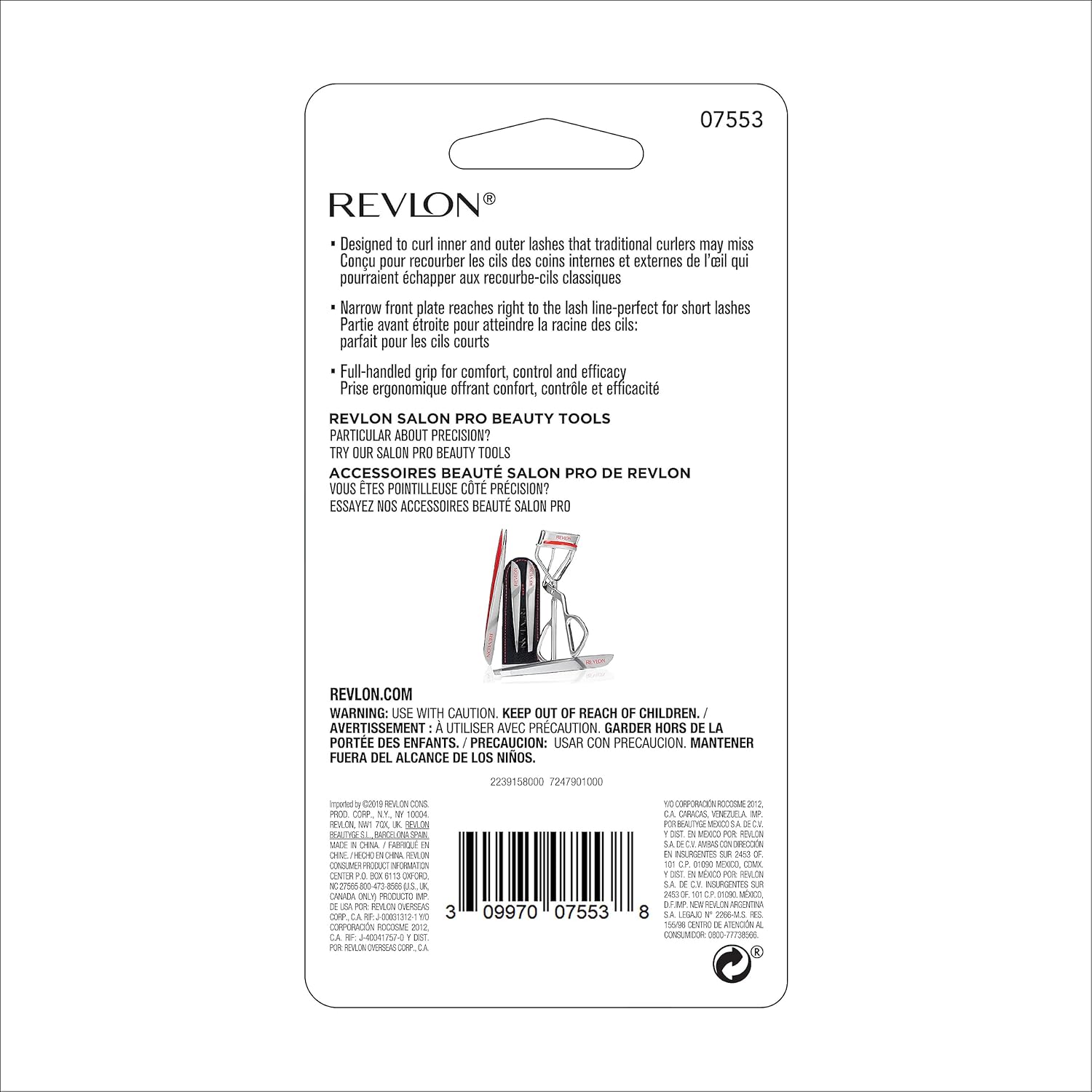 Revlon Precision Lash Curler, Works on Small Inner and Outer Eyelashes, Pinch-Free Control, Lifts & Defines, 1 Count - Image 6