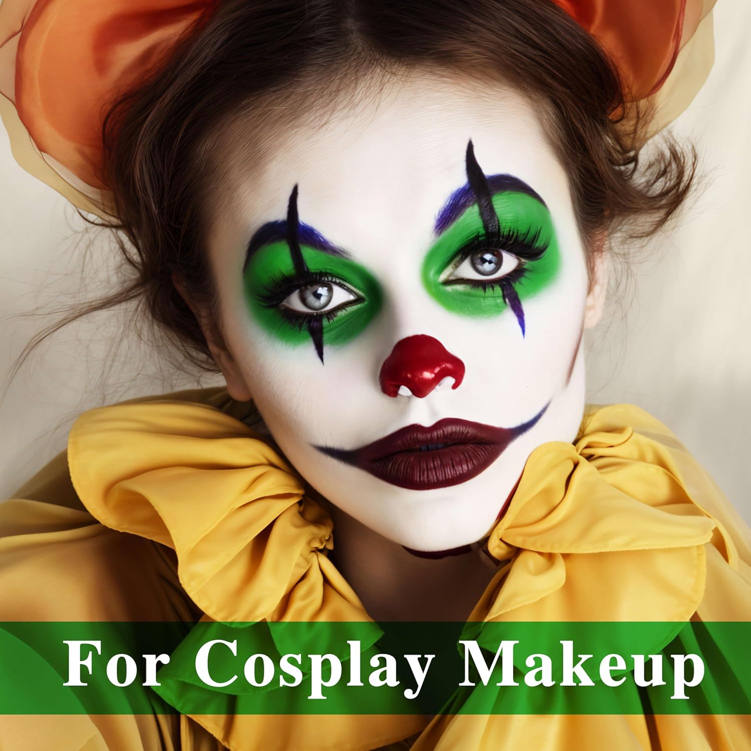 MEICOLY Lime Green Eye Black Stick,Waterproof Eye Black Baseball Softball Football Lacrosse,Hunting Camo Paint,Green Face Body Paint Stick for Halloween SFX Witch Hulk Cosplay Makeup - Image 5