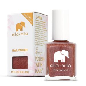 ella+mila Professional Nail Polish - Quick Dry Nail Polish - Long-Lasting & Chip Resistant Formula (Enchanted Collection - Oasis - 0.45 fl oz)