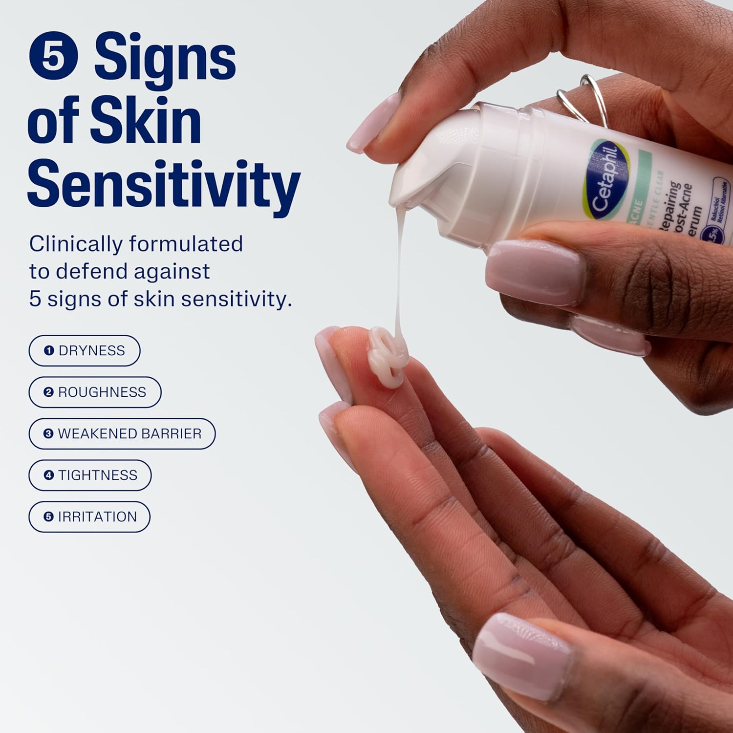 CETAPHIL Gentle Clear Repairing Post-Acne Serum, Retinol Alternative, Oil Free Serum for Sensitive Skin, 1 Fl Oz, Bakuchiol, Improves Skin Tone & Post-acne Marks, Dermatologist Recommended Brand - Image 2