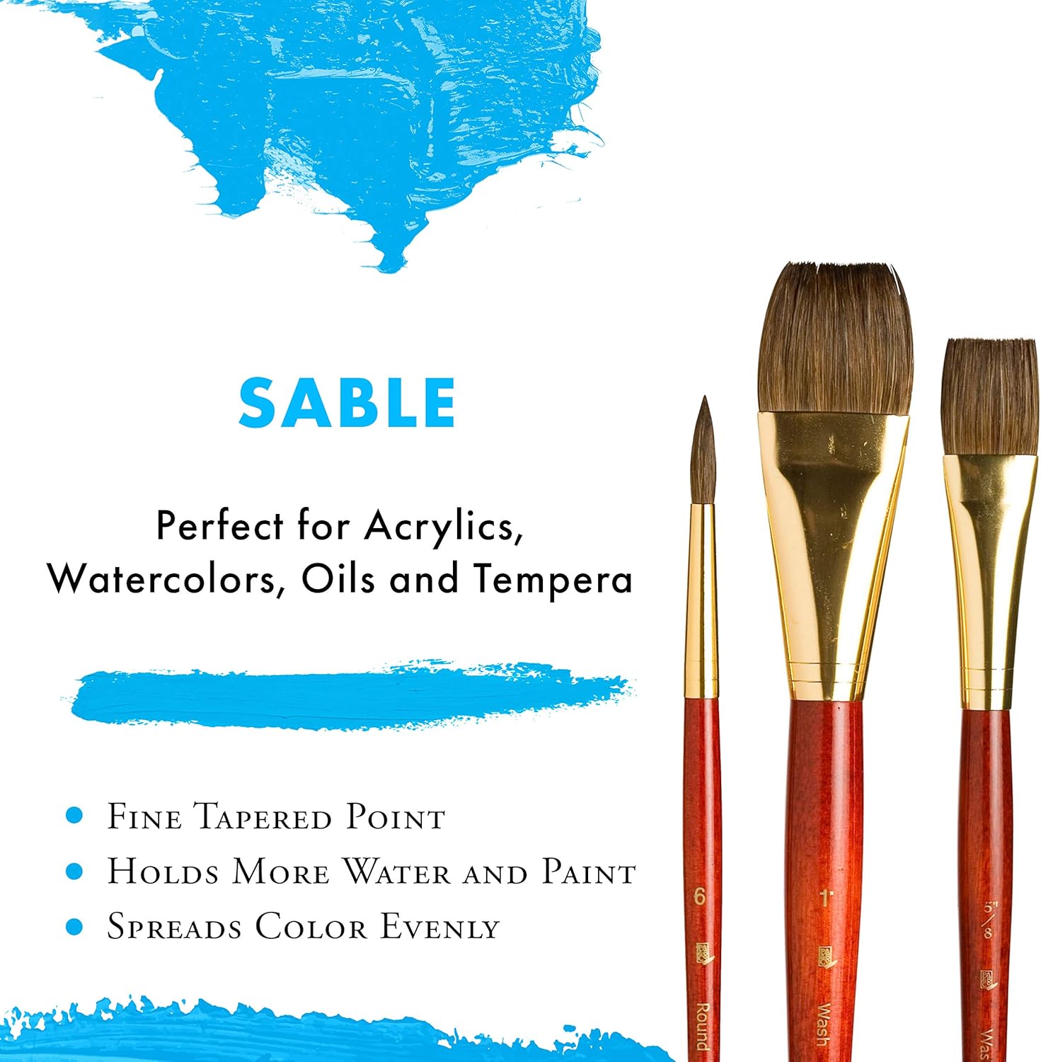 Princeton RealValue Paintbrush, Red - Image 4