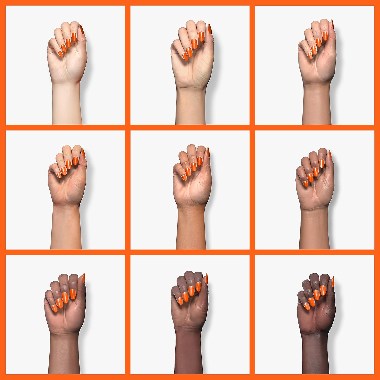Beetles Orange Gel Nail Polish Tammy Tangerine Bright Neon Yellow Orange Gel Polish Color Soak Off UV LED Nail Lamp Gel Polish .51 fl.Oz/Each 15 ml/Each - Image 4