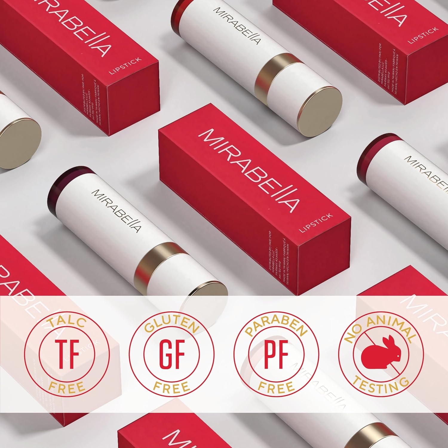 Mirabella Sealed with a Kiss Lipstick for Women - Smudge Proof Lip Stick, Long Lasting Satin Lipstick with No Bleed Hydrating Formula - Lanolin & Vitamin E Infused (Barely Beige) - Image 6