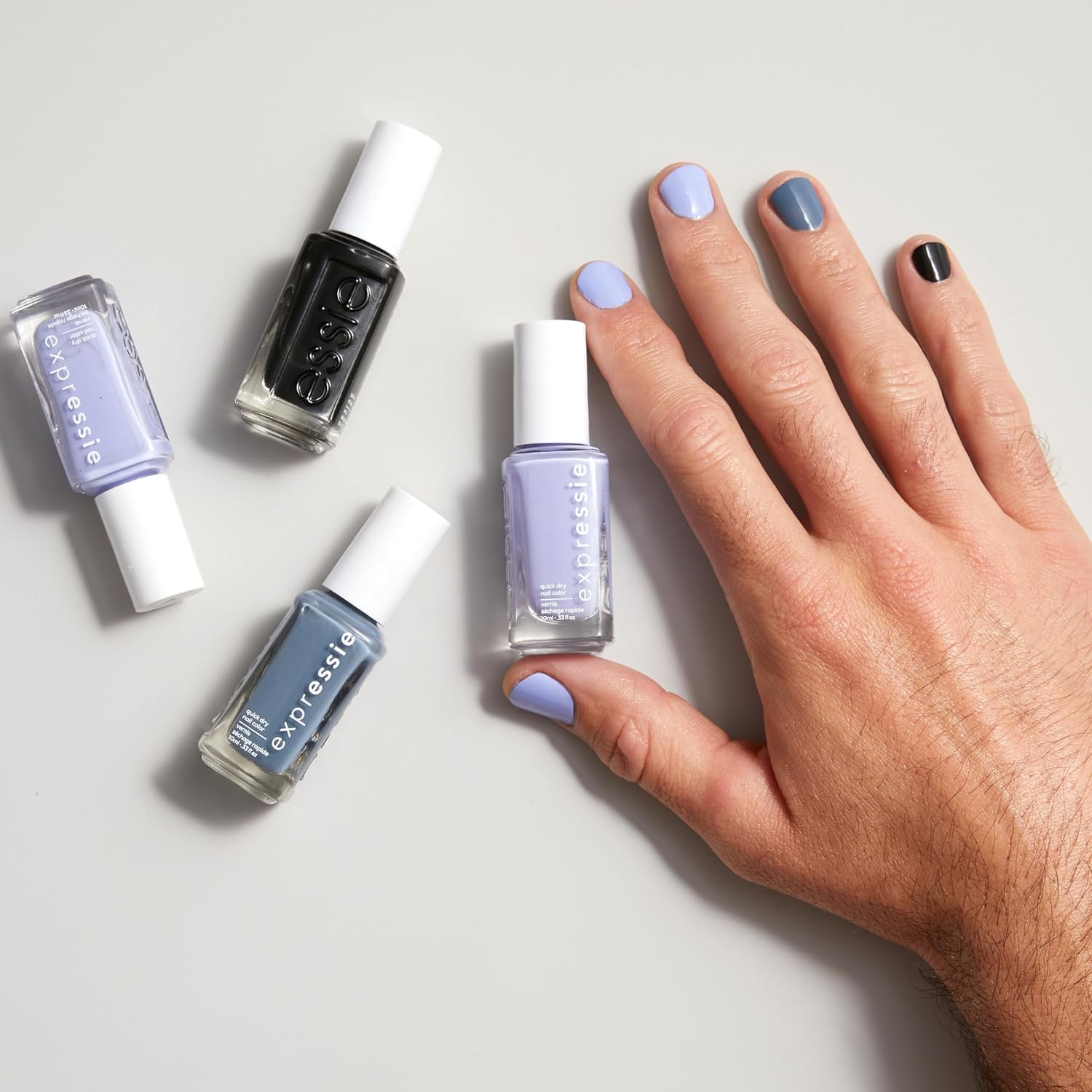 Essie expressie, Quick-Dry Nail Polish, 8-Free Vegan, Bright Lilac, Sk8 With Destiny, 0.33 fl oz - Image 9