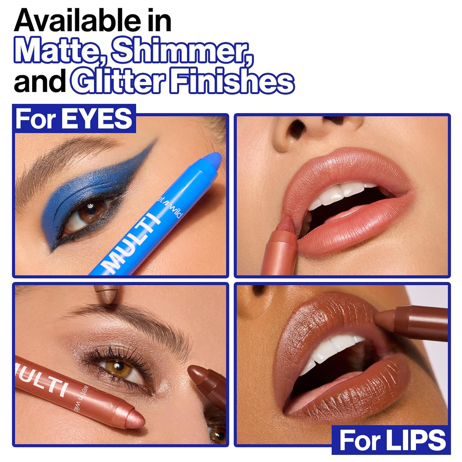 wet n wild Color Icon Cream Eyeliner Eyeshadow Multi-Stick, Moisturizing, Nourishing Velvety Cream-to-Powder Buildable & Blendable Formula, Cruelty-Free & Vegan - Blue Me Away - Image 5
