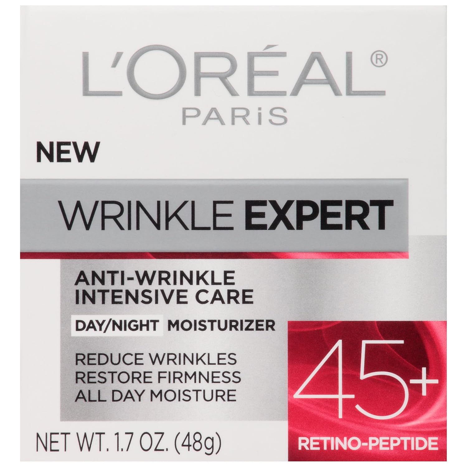 L'Oreal Paris Wrinkle Expert 45+ Anti-Aging Face Moisturizer with Retino-Peptide, Non-Greasy, Suitable for Sensitive Skin, 1.7 fl. Oz - Image 5