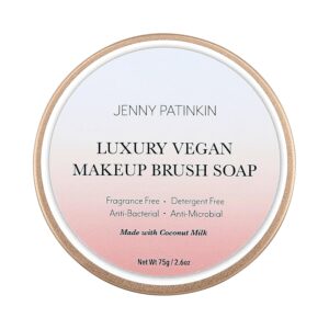 Makeup Brush Cleaner Soap, Luxury Vegan Makeup Brush Soap, For All Brush Types – Synthetic & Natural Solid Cleansing Soap, Professional Brush Cleaning Solution, Cruelty-Free