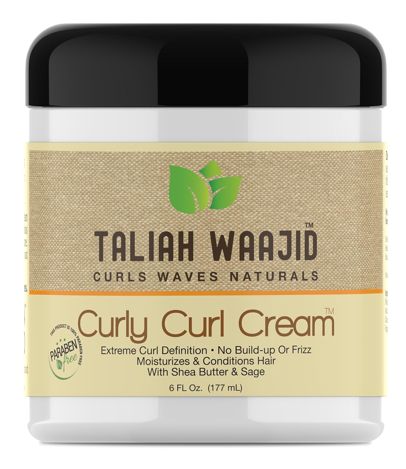 Taliah Waajid Natural Curly Curl Cream for Extreme Definition - 6oz Paraben Free Styling Gel - Image 6