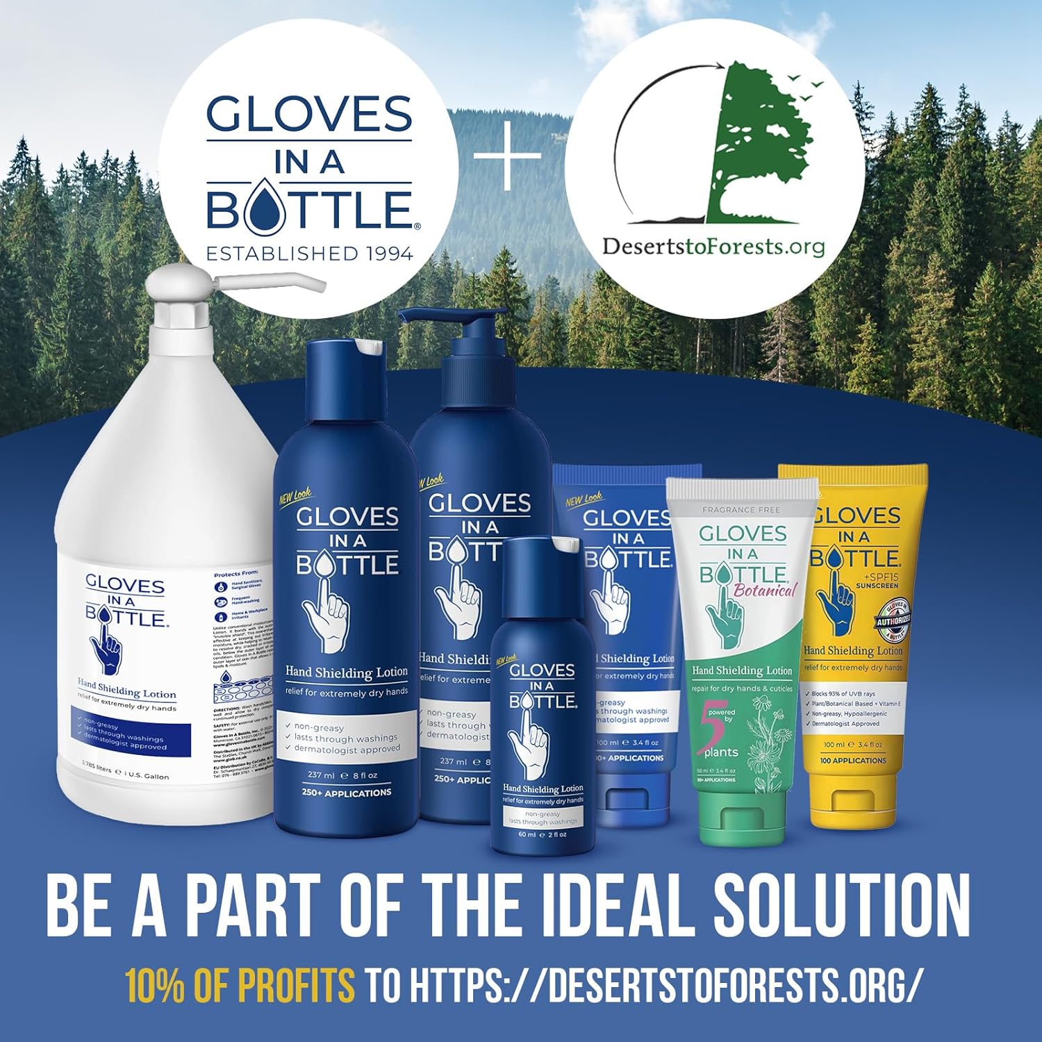 Gloves In A Bottle Working Hands Cream – Hypoallergenic Moisturizing Lotion for Severely Cracked Hands – Protective Hand Treatment for Workers, Nurses & More – 16 oz with Pump - Image 9