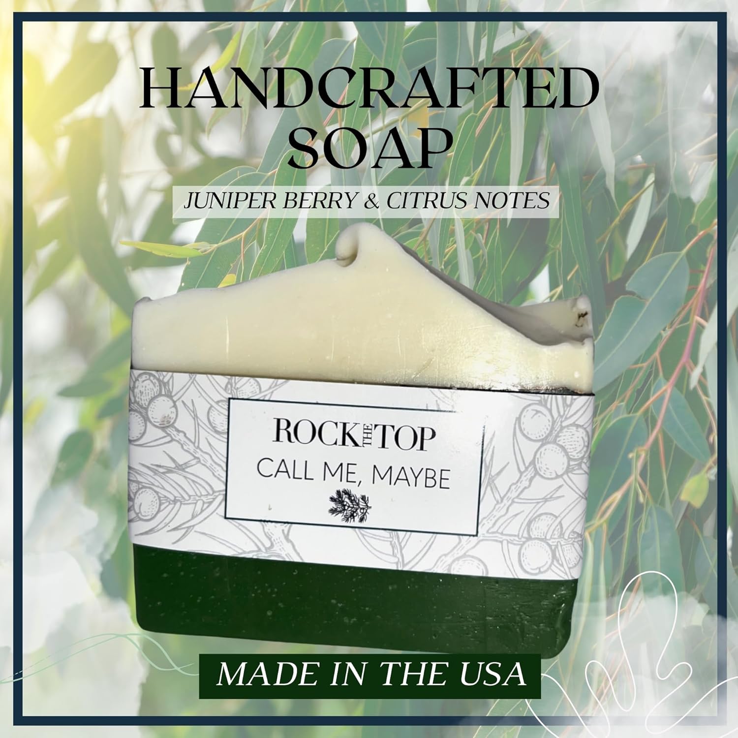USA MADE | Eucalyptus Spearmint Spa Gift Baskets for Women. 6 Cold & Stress Self Care Gifts, Aromatherapy Epsom Salt Bath Soak, Bath Soap, Bath Bombs (Truffle), Bath Salts Gift Basket. - Image 5