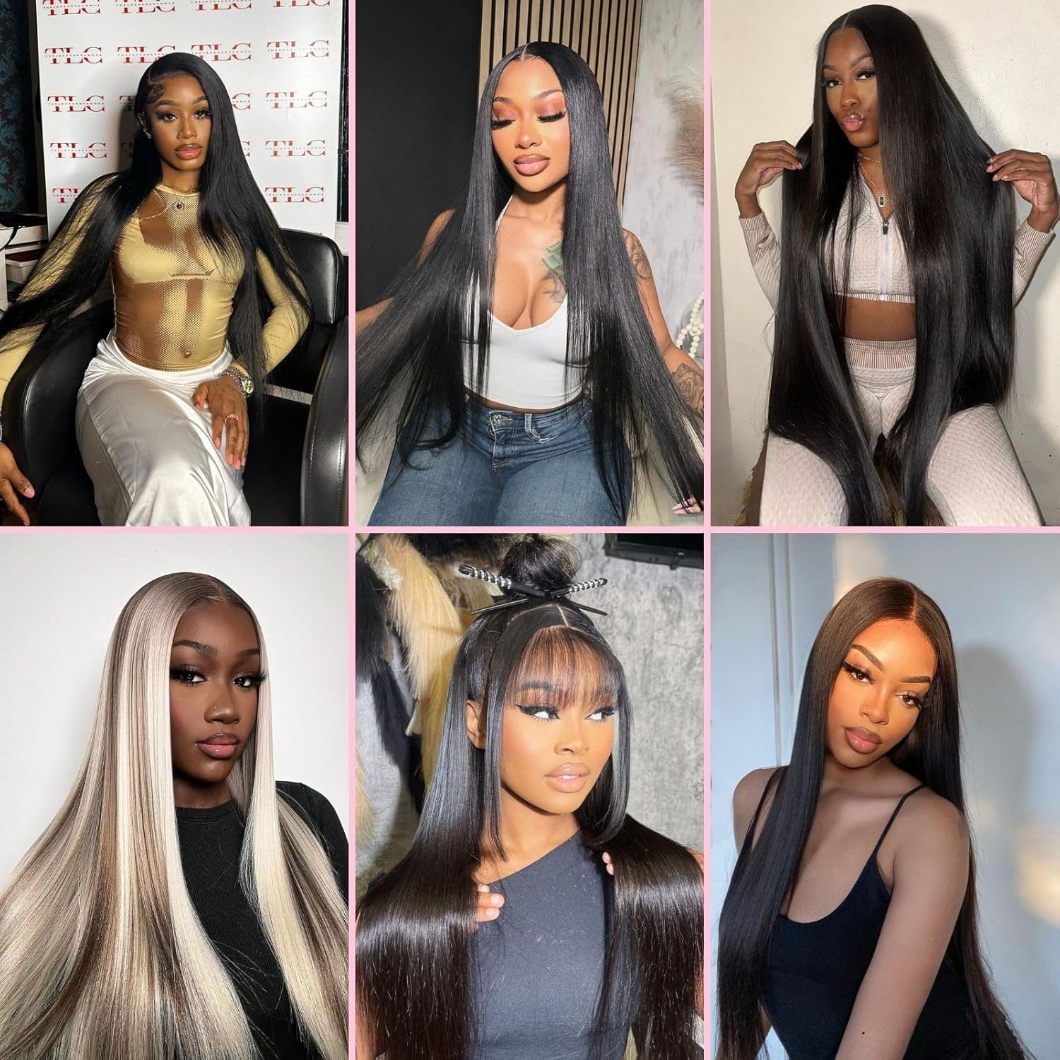 Beauty Queen 16A Straight Bundles Human Hair (18 20 22 Inch) 100% Unprocessed Human Hair Bundles Straight Weave Thick 3 Bundles Remy Brazilian Virgin Hair Extensions for Women Natural Black Color - Image 6