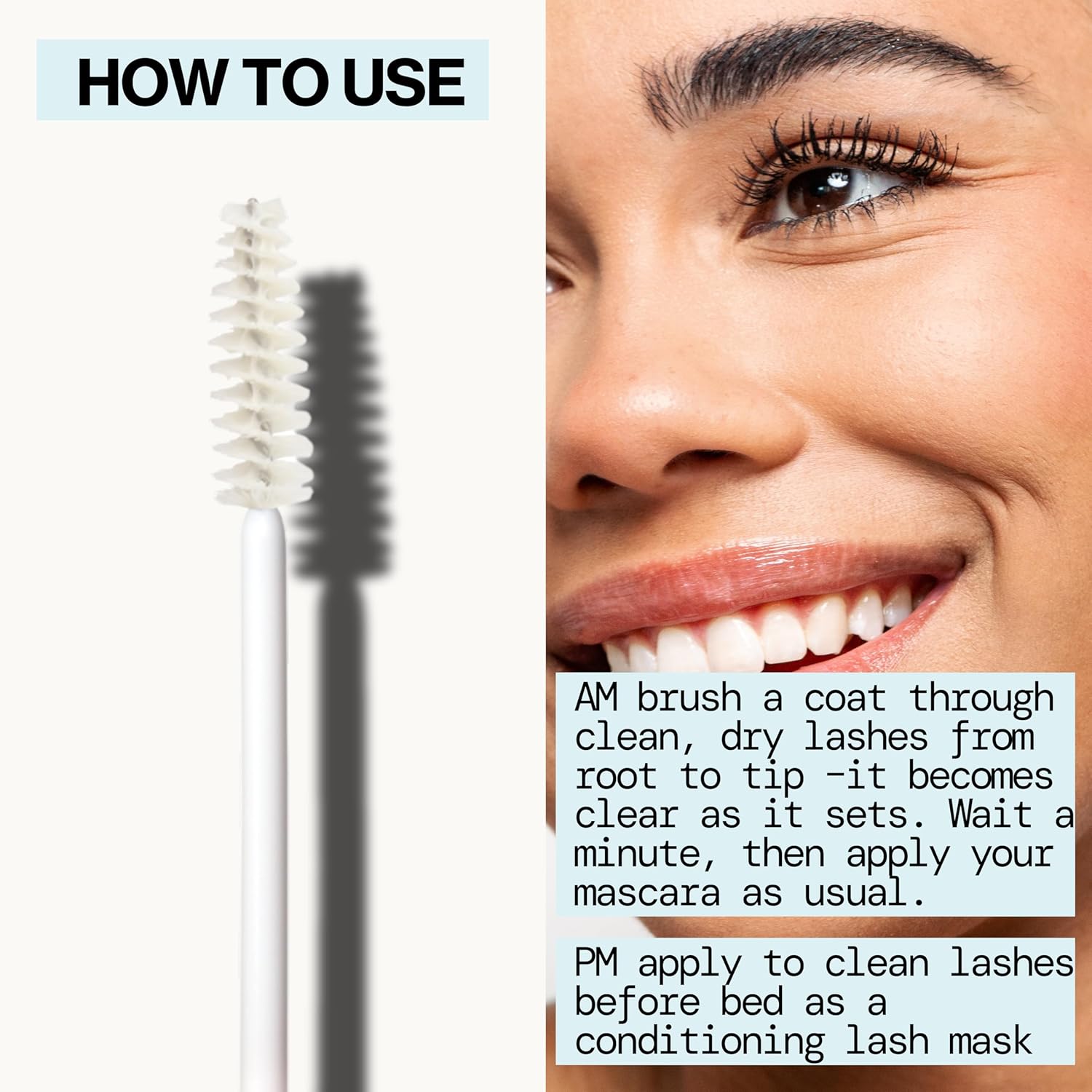 Pacifica Vegan Collagen Eye Lash Serum & Clear Mascara Primer – Conditioning Vitamin B & E Formula for Longer, Fuller Lashes, Eyelash Makeup Cruelty-Free Clean Ophthalmologist Tested - Image 7