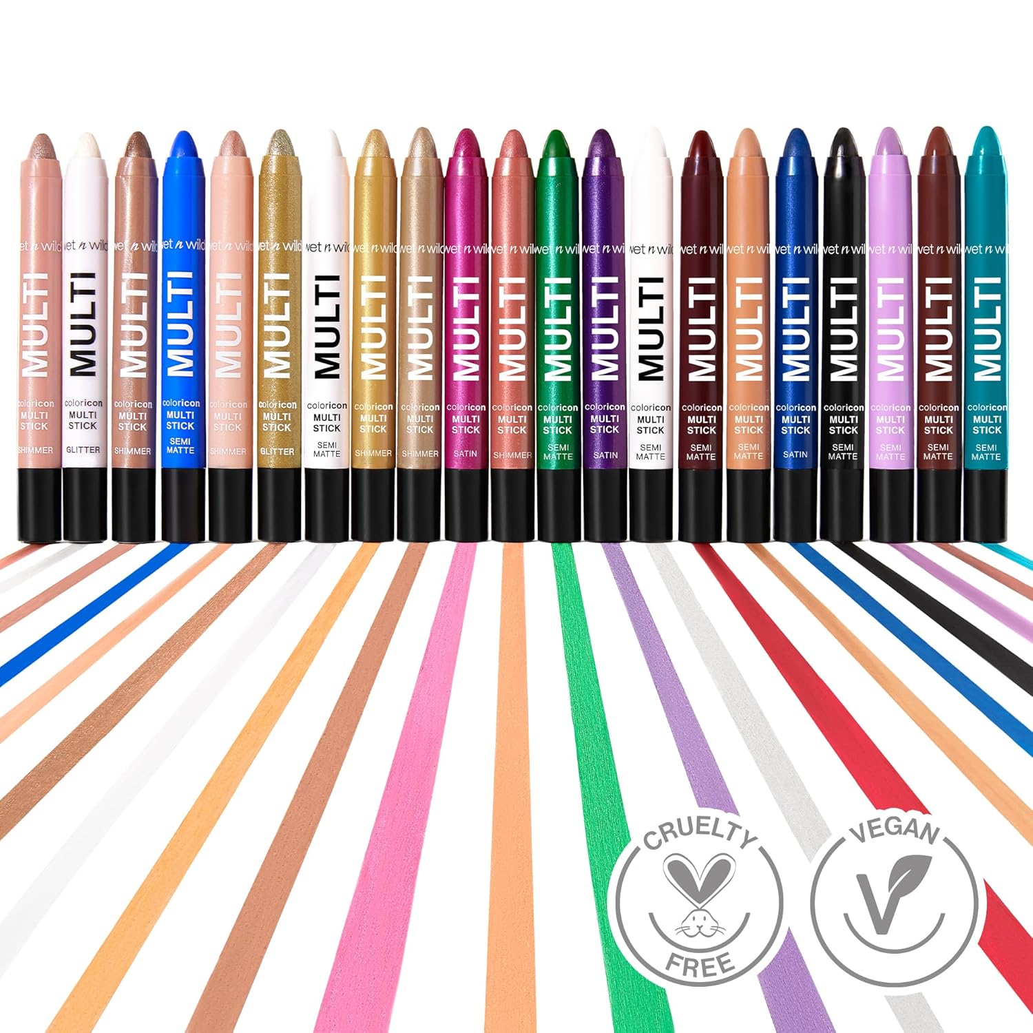 wet n wild Color Icon Cream Eyeliner Eyeshadow Multi-Stick, Moisturizing, Nourishing Velvety Cream-to-Powder Buildable & Blendable Formula, Cruelty-Free & Vegan - Snowy Skies - Image 6