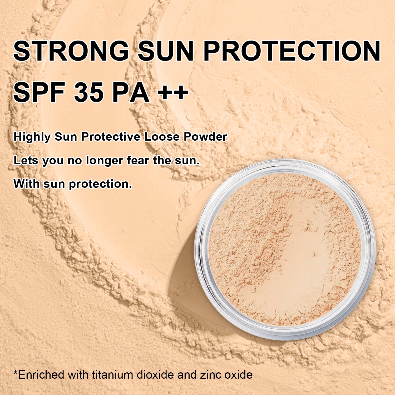 Mineral Powder Foundation, SPF 35, Sunscreen Lightweight Loose Powder, Skin-Improving, Buildable Coverage, Natural Glow Base Makeup (#05 Fair Light Foundation Makeup) - Image 3