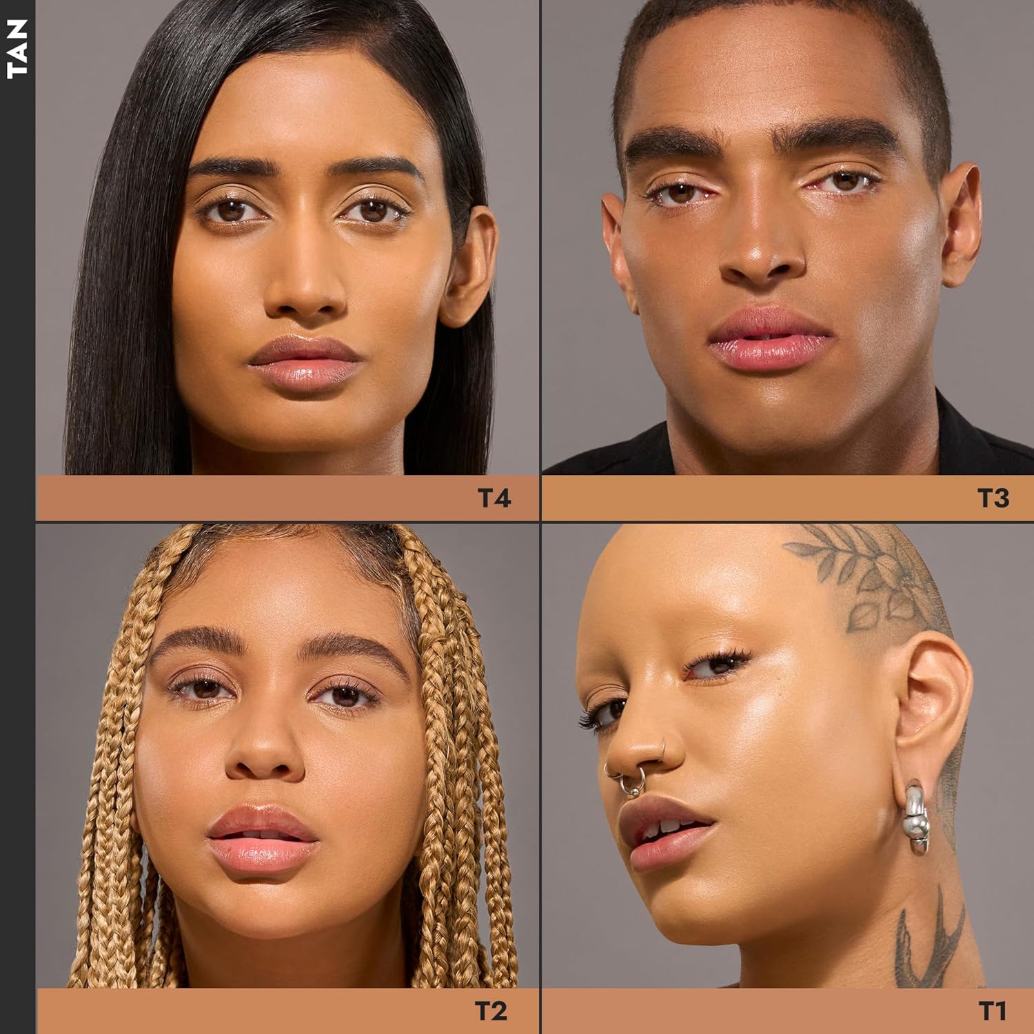 COVER FX Total Cover Cream Foundation - Shade T3 - Buildable Coverage - Natural Finish - Oil-Free - Sweat-Proof - Image 4