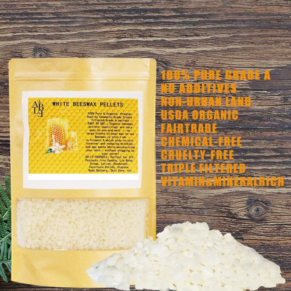 White Beeswax Pellets 2LB 100% Pure and Natural Triple Filtered for Skin, Face, Body and Hair Care DIY Creams, Lotions, Lip Balm and Soap Making Supplies - Image 7