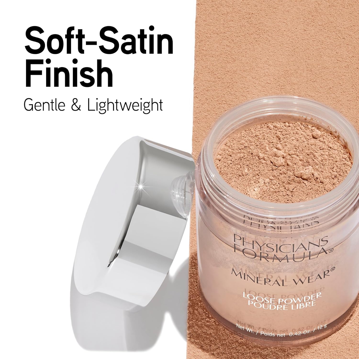 Physicians Formula Mineral Wear Talc-Free Loose Powder Medium Beige, Dermatologist Tested, Clinicially Tested - Image 2