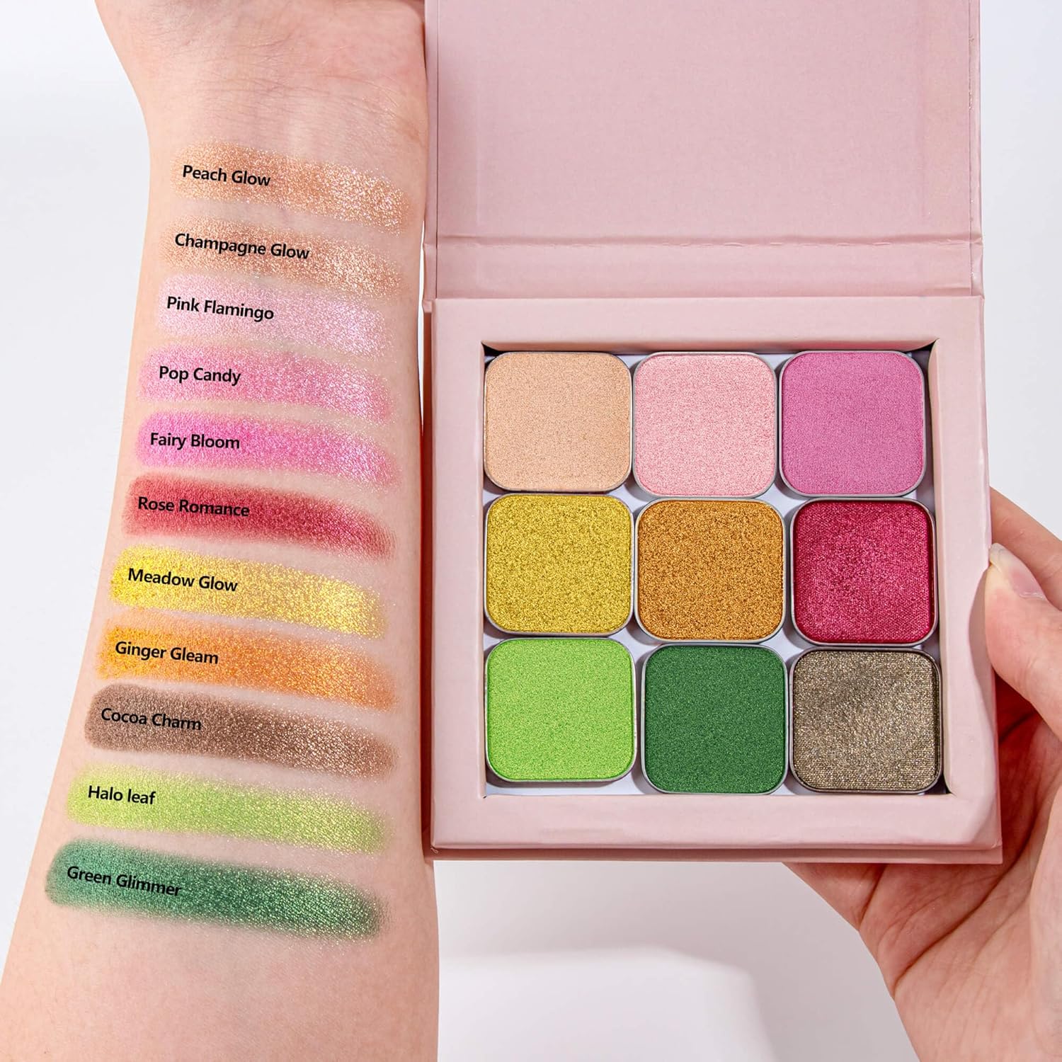 Magnetic Eyeshadow Soft Peach with Hints of Yellow and Pink, Satin Finish, Easy to Blend, Magnetic Pan for DIY Makeup Palette (Peach Glow) - Image 5