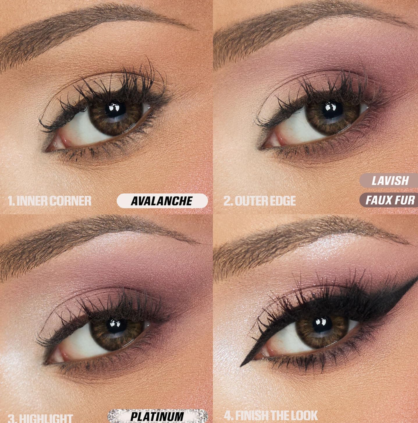 Huda Limited Edition Icy Nude Eyeshadow Palette - 0.56 oz / 16.1 g - 18 SHADES - Image 9