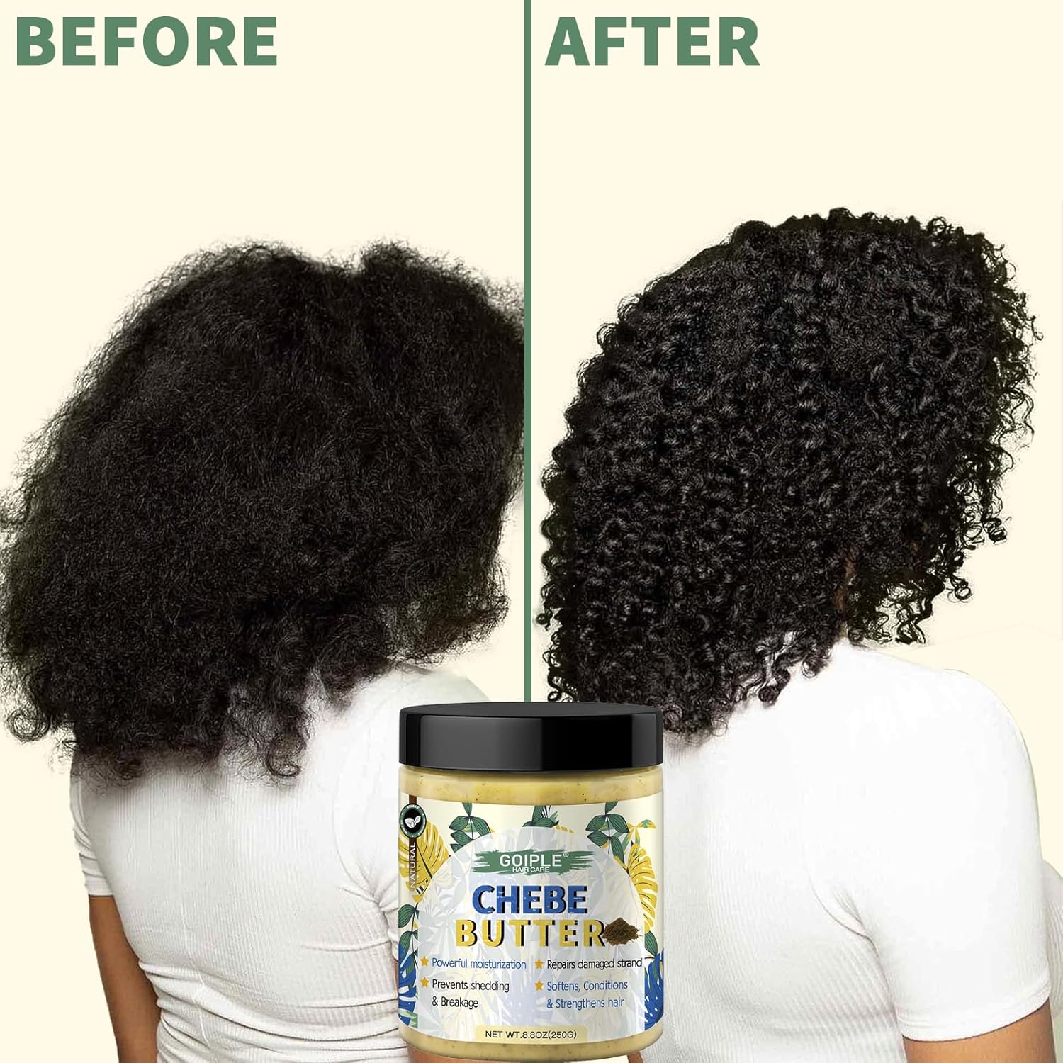 8.8 oz Chebe Butter for Hair Growth, Thickening and Moisturization - Deep Conditioning Hair Butter Grease for Men and Women - Image 5
