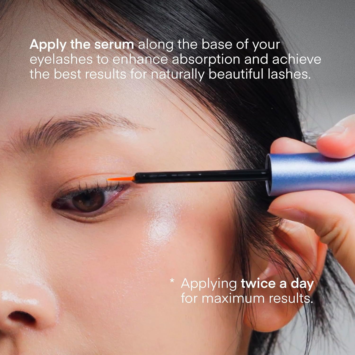 Advanced Eyelash Serum for Thicker, Longer Eyelashes and Eyebrows - Grow Luscious Lashes with Brow Enhancer (3mL) - Image 4