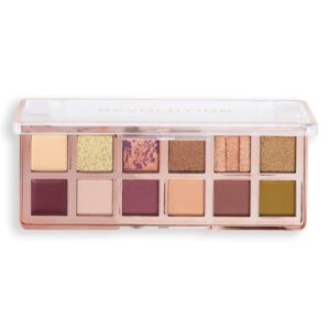 Revolution, The Eternal Icon Eyeshadow Palette, 12 Ultra-Pigmented Matte & Shimmer Finishes & Shades, Long-Lasting & Blendable, Vegan & Cruelty-Free, 3.53 oz