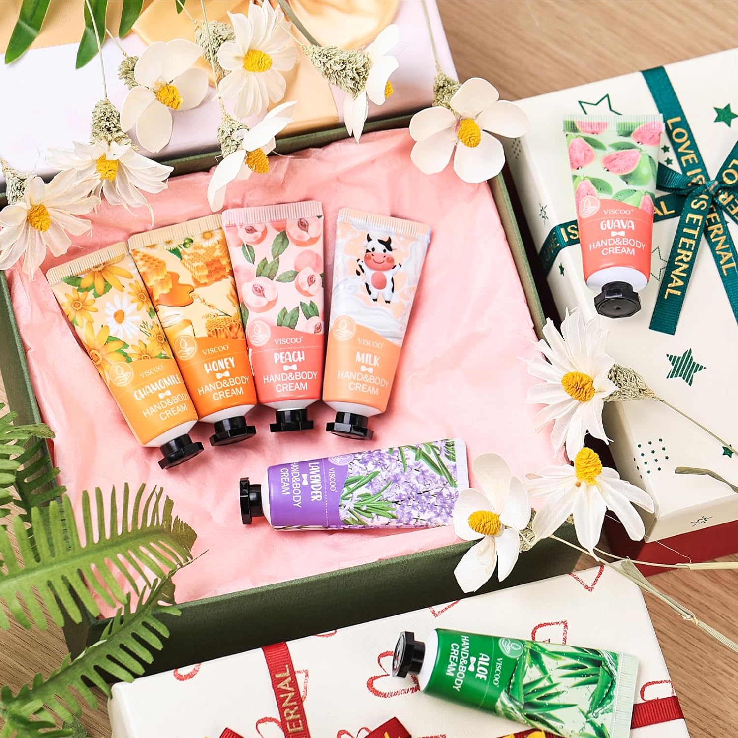 7 Pack Hand Cream Gifts Set for Women,Teacher Appreciation Gifts,End of Year Teacher Gifts,Graduation Gifts,Bridesmaid Gifts,Mom Gifts,Thank You Gifts,Moisturizing Hand Lotion Travel Size - Image 7