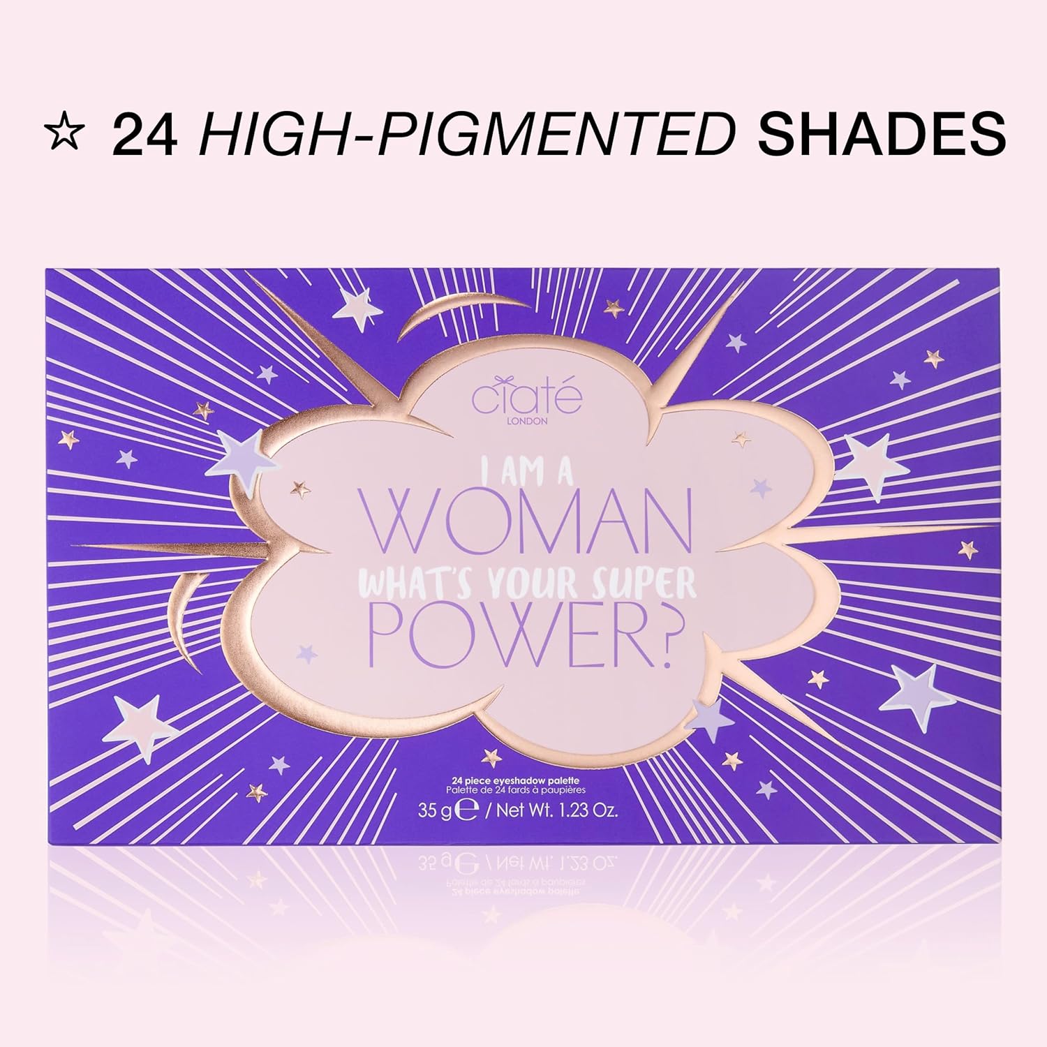CiatΓ© London I Am Woman Eyeshadow Palette, 24 Creamy and Highly-Pigmented Shades - Image 2