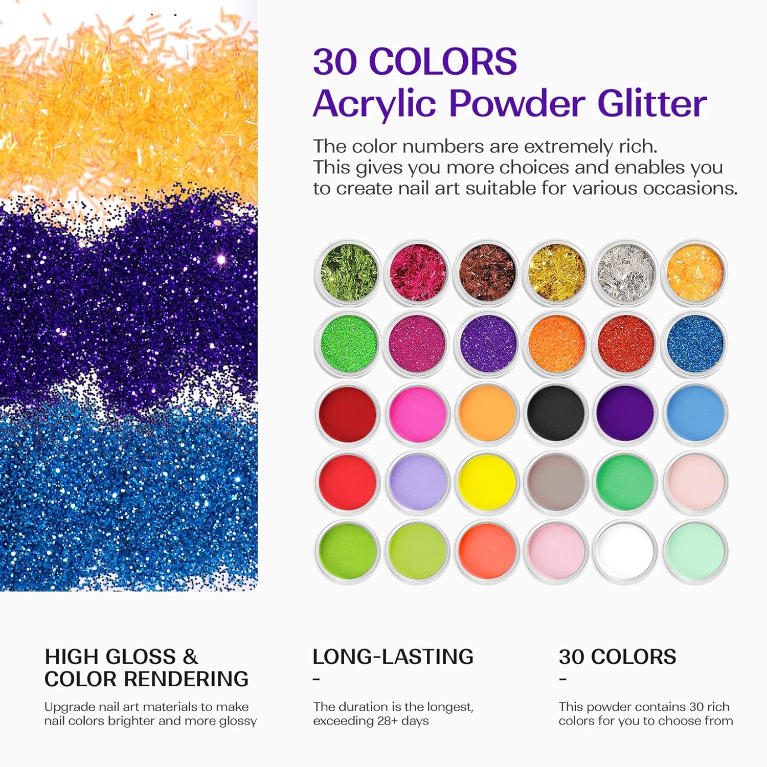 Acrylic Nail Kit for Beginners with Everything: Professional Nail Kit with Drill and Acrylic Powder Liquid Set Decoration Supplies Manicure DIY Salon Women Christmas Gift - Image 5
