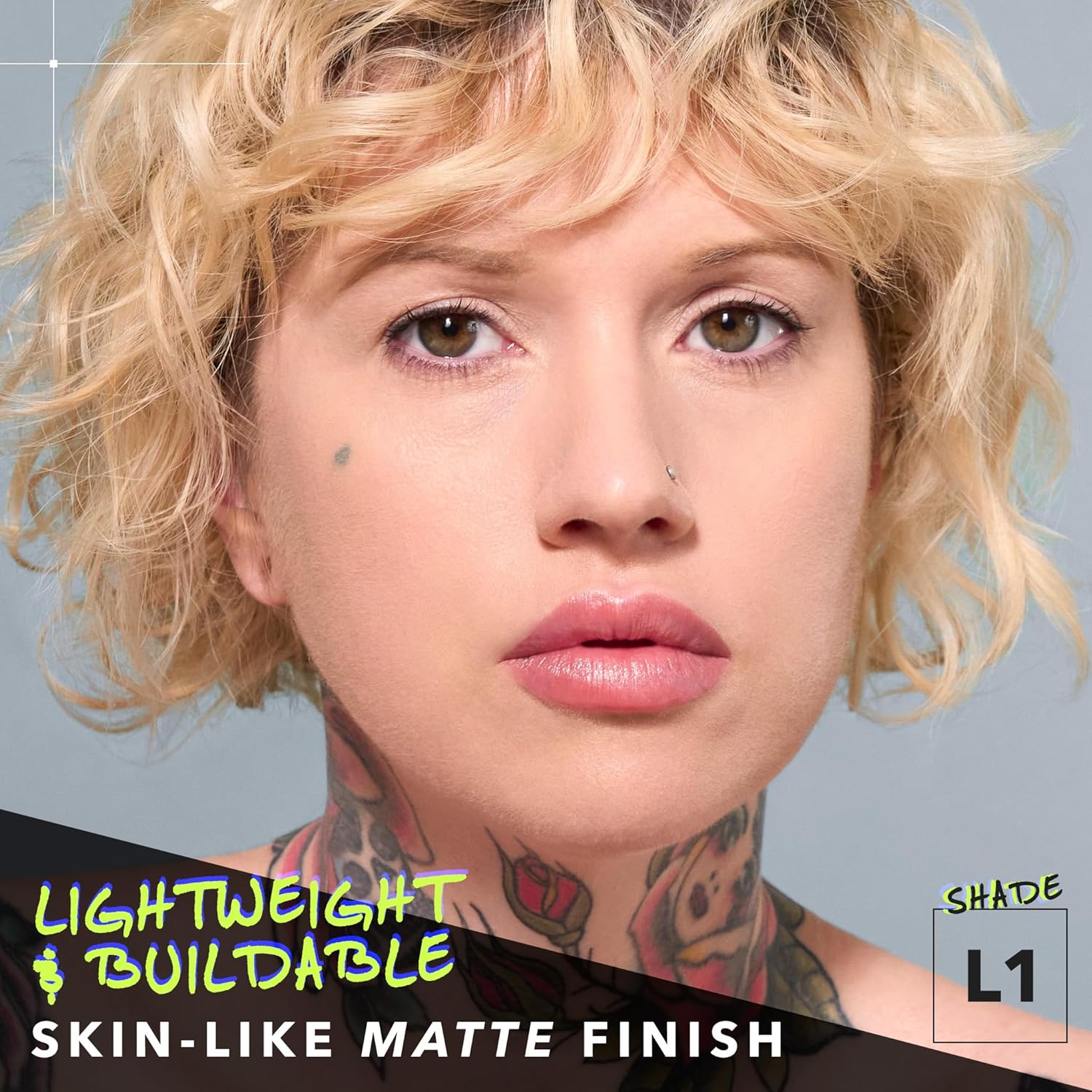 COVER FX Power Play Foundation - Shade L1 - Buildable Full Coverage - Waterproof Sweat-Proof Transfer-Proof - Natural Matte Finish - All Skin Types - Image 2