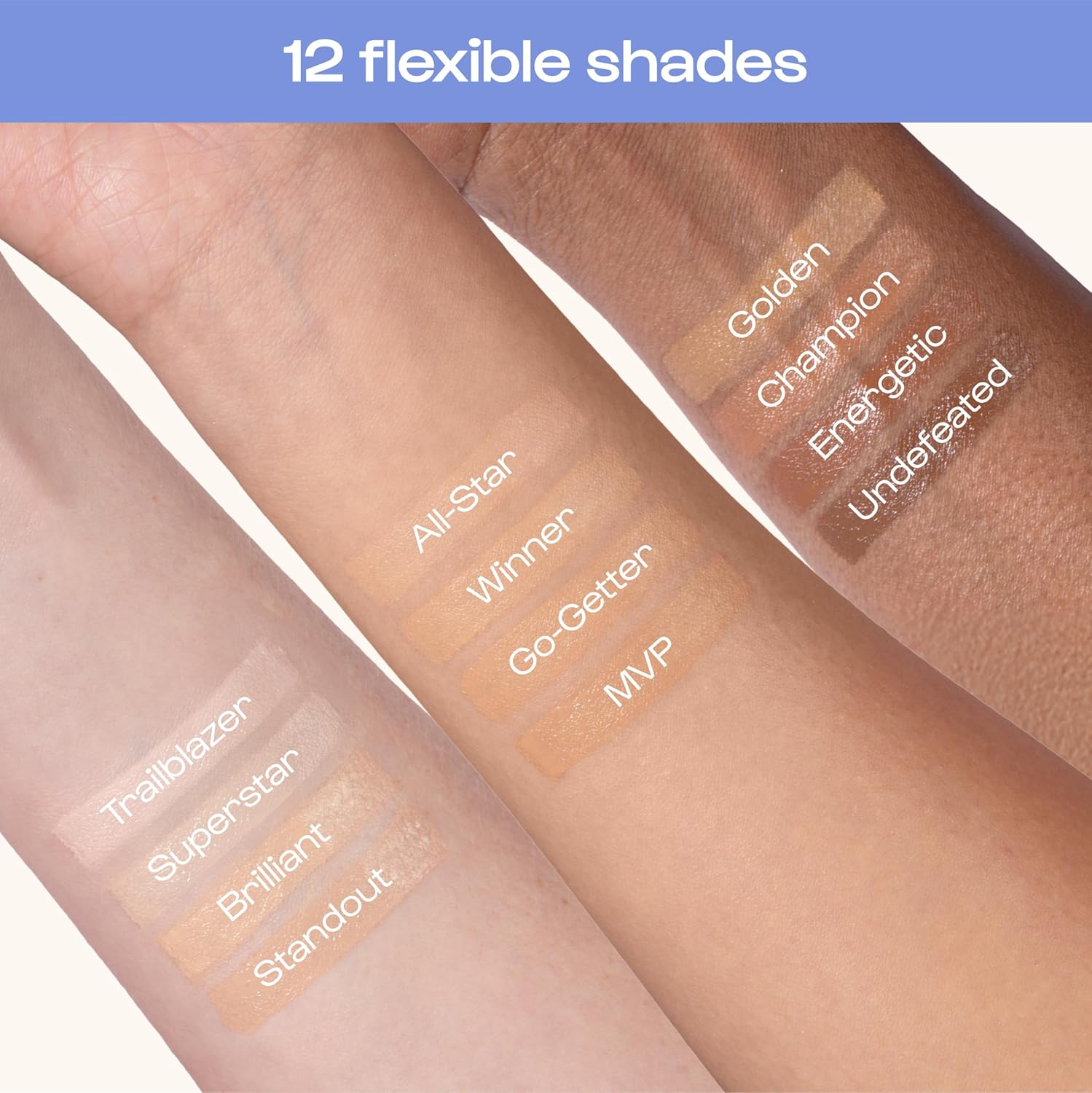 Alleyoop Game Face Makeup Concealer - Lightweight, Buildable Under Eye Concealer for Dark Circles, Hydrating Cream Formula for Women with Aloe Stem Cell - Smooth, Crease-Proof Makeup, Superstar - Image 6