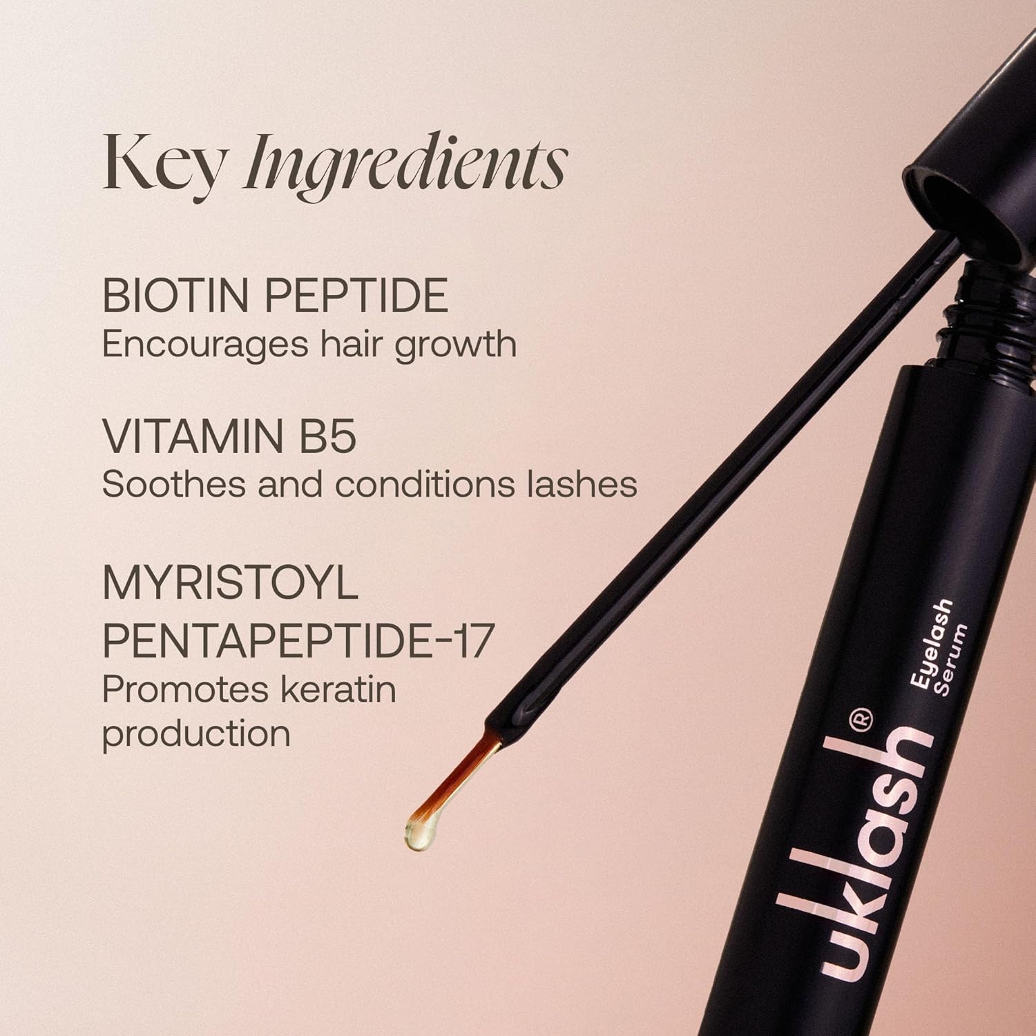 Eyelash Growth Serum For Longer & Fuller Lashes - 3ml. Clinically Proven Formula for Naturally Longer Lashes and Extensions. Vegan & Cruelty-Free - Image 6