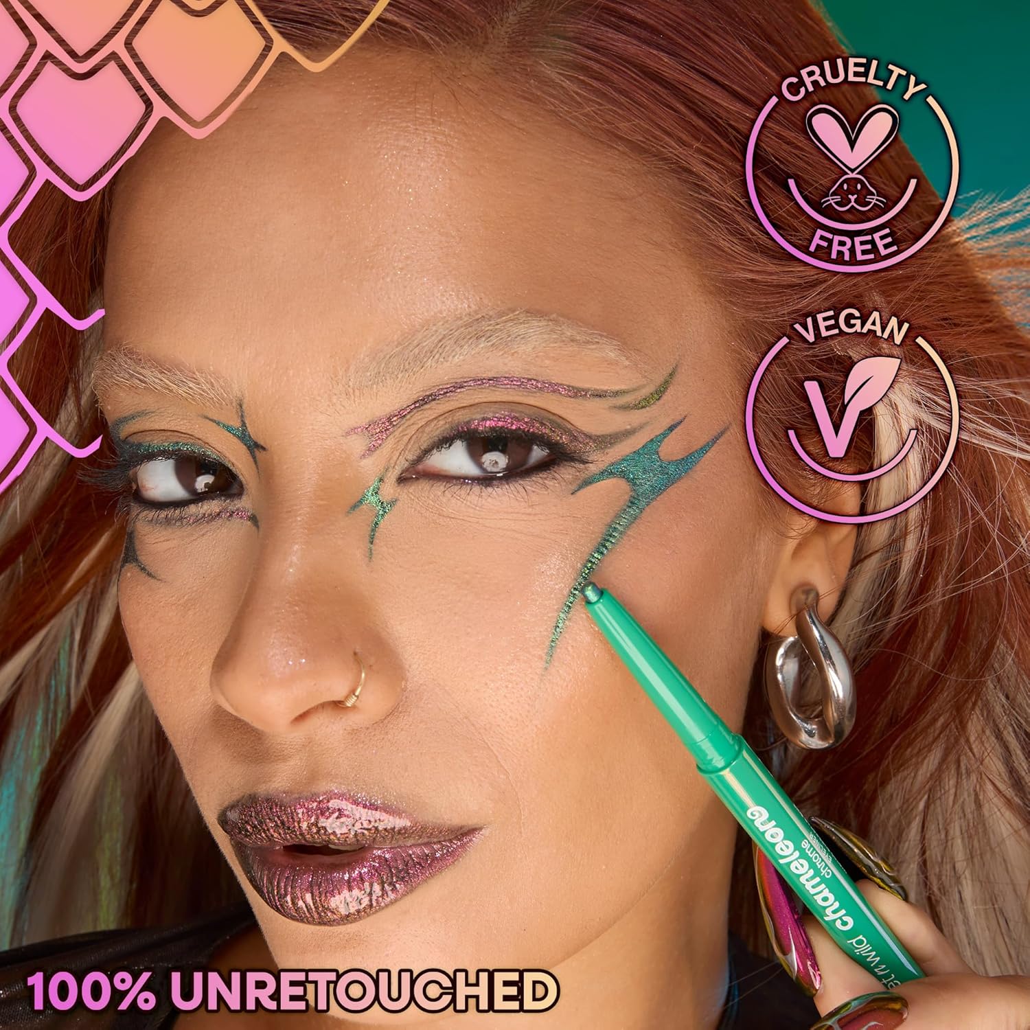 wet n wild Chameleon Chrome Eyeliner, Waterproof and Smudge-Proof, Multichrome Color Shift, Long-Lasting 18-Hour Wear, Cruelty-Free & Vegan - Electric Prism - Image 5