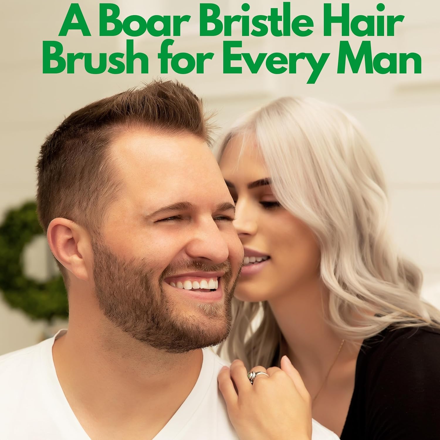 GranNaturals Soft Mens Boar Bristle Hair Brush - Natural Wooden Club Style Wave Hair Brush for Men - Styling Beard Hairbrush for Fine, Thin or Thick Hair - Image 6