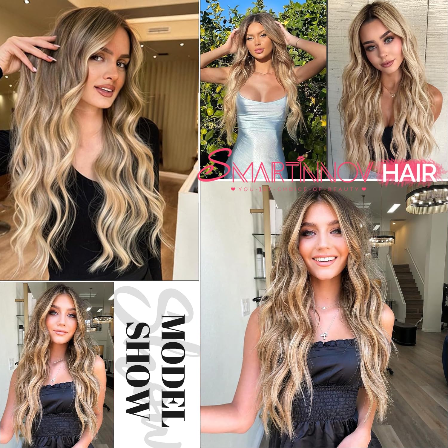 18 Inch Ash Blonde Human Hair Wig 13x4 HD Lace Front 150% Density 18/60 Balayage with Brown Roots - Image 5