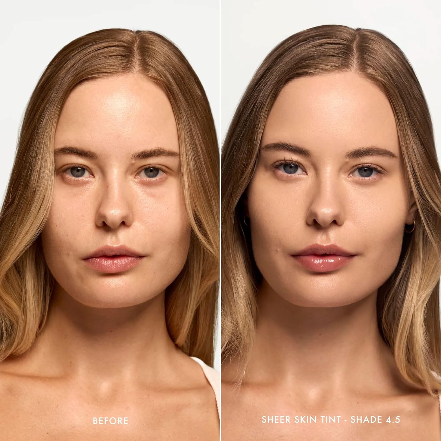 Summer Fridays Sheer Skin Tint - Tinted Moisturizer with Hyaluronic Acid - Helps Diminish Uneven Skin Tone - Sheer to Light Coverage - Shade 4.5 - Medium with Cool Peach Undertones (1 Fl Oz) - Image 3
