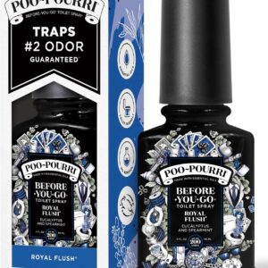 Poo-Pourri Before-You-Go Toilet Spray, Royal Flush, 2 Fl Oz - Eucalyptus and Spearmint