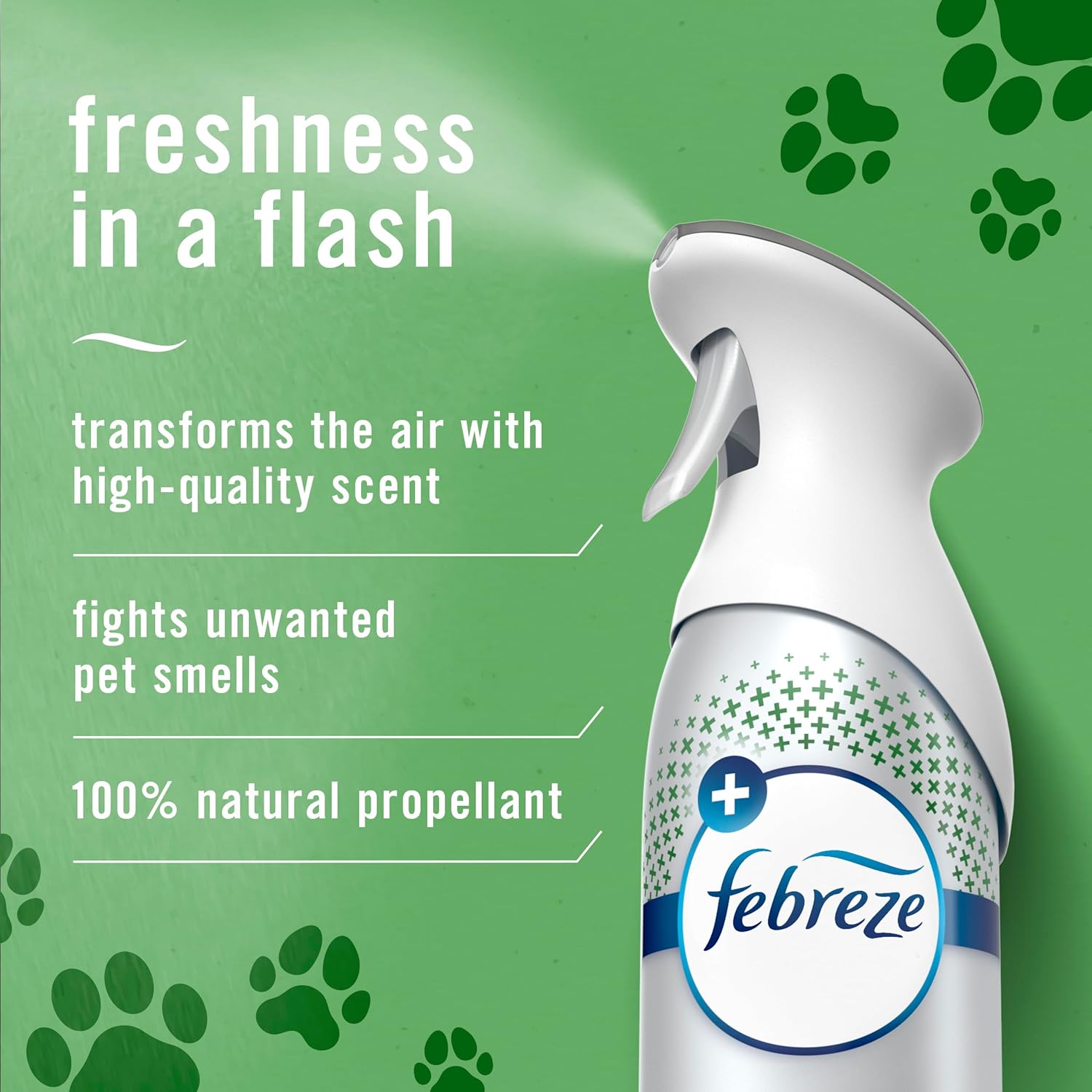 Febreze Air Mist Air Freshener Spray, Odor-Fighting Room Spray, Air Fresheners for Home and Bathroom and Kitchen, Aerosol Can, HD Pet Odor Fighter Scent, 8.8oz, 3 Count - Image 2