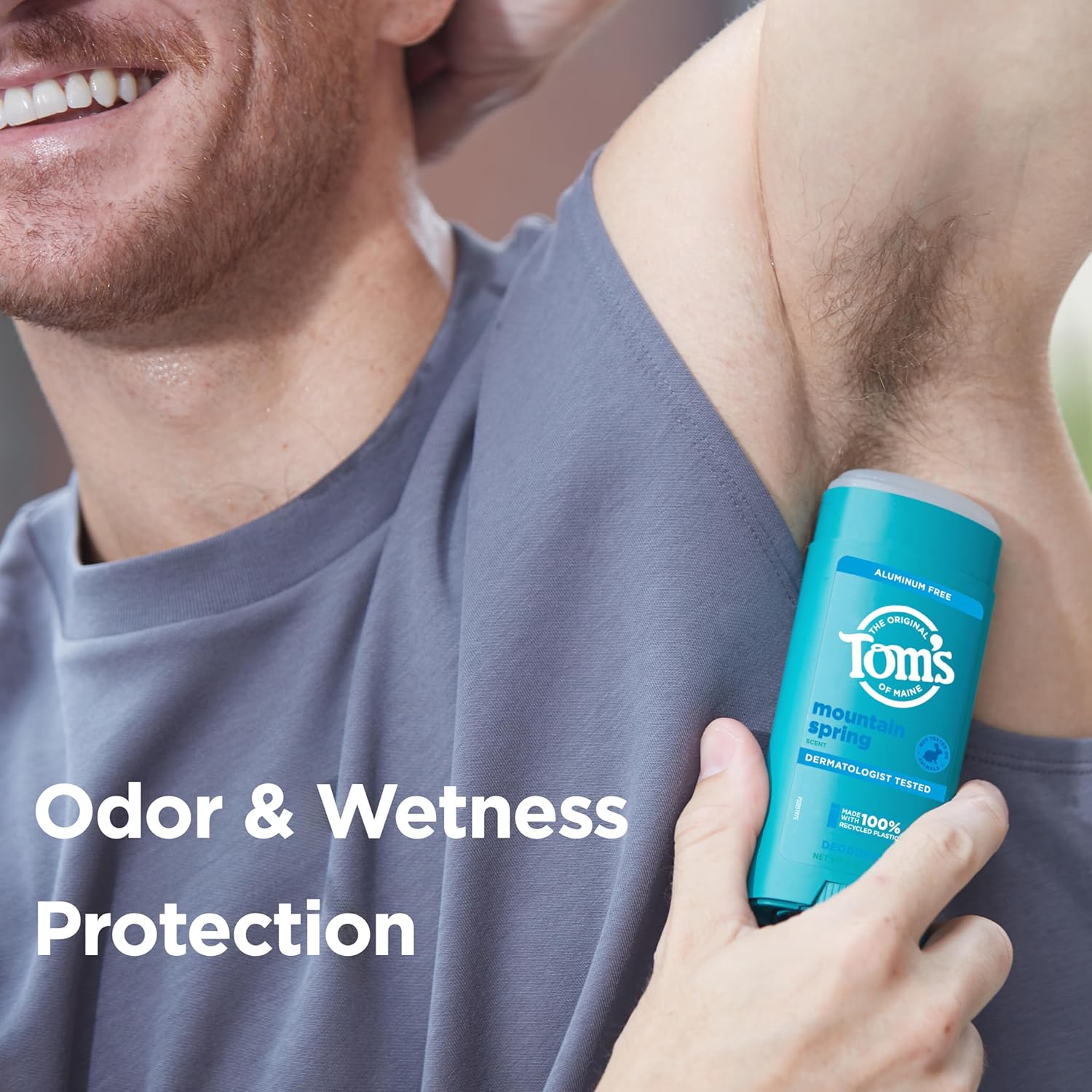 Tomβs of Maine Mountain Spring Natural Deodorant for Men and Women, Aluminum Free, 3.25 oz, 2-Pack - Image 4