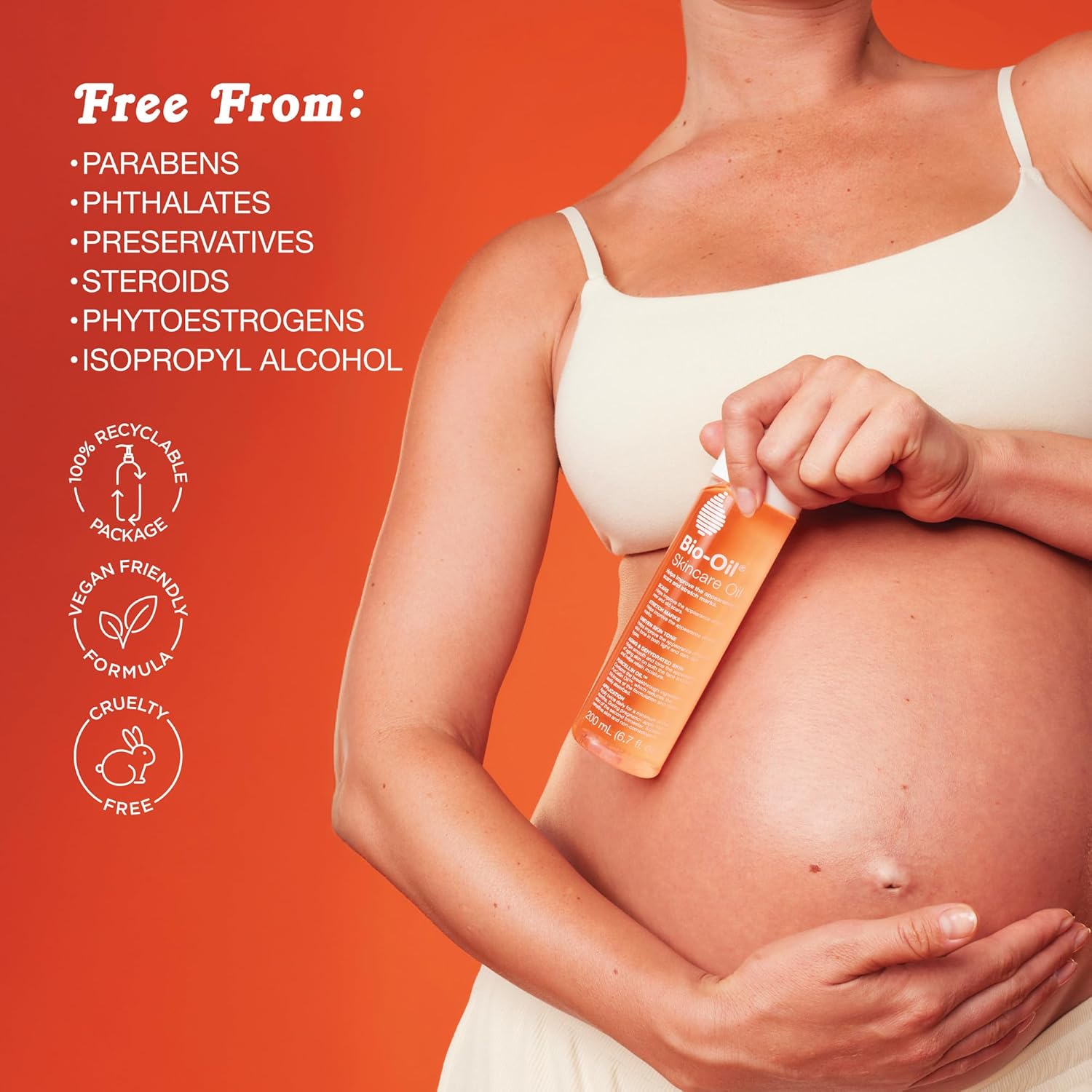 Bio-Oil Skincare Body Oil Serum, Face and Body Moisturizer with Vitamin E & A, for Scars, Stretch Marks, Sensitive Skin, All Skin Types, Dermatologist Recommended, Non-Comedogenic, 2 Oz - Image 4