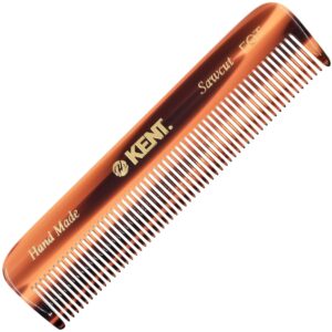 Kent A FOT Handmade Fine Tooth Beard Comb – Pocket Travel Comb for Fine Hair and Beard Care. Ideal for Styling and Grooming