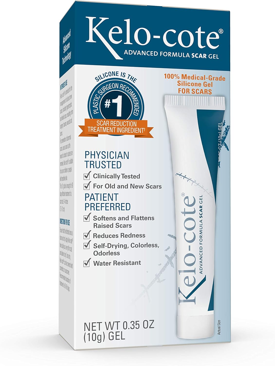 Kelo-cote Advanced Formula Scar Gel, 10 Gram