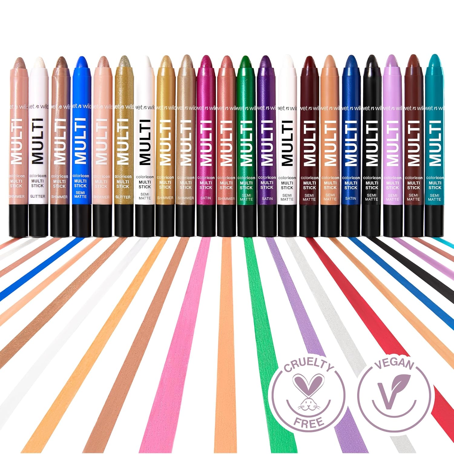 wet n wild Color Icon Cream Eyeliner Eyeshadow Multi-Stick, Moisturizing, Nourishing Velvety Cream-to-Powder Buildable & Blendable Formula, Cruelty-Free & Vegan - Lavender Bliss - Image 6