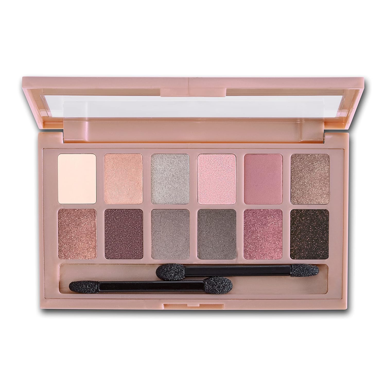 Maybelline The Blushed Nudes Eyeshadow Palette Makeup, 12 Pigmented Matte & Shimmer Shades, Blendable Powder, 1 Count - Image 2