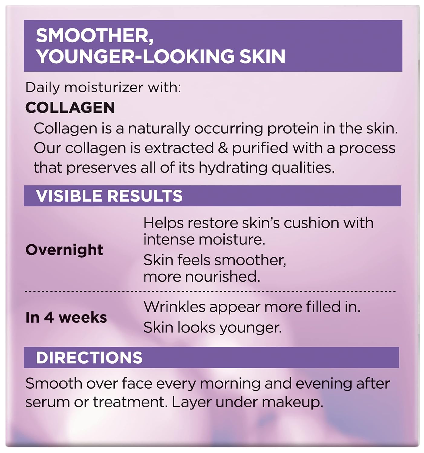 LโOreal Paris Collagen Daily Face Moisturizer, Anti Aging Face Cream to Reduce Wrinkles and Provide Intense Hydration, 1.7 oz - Image 8